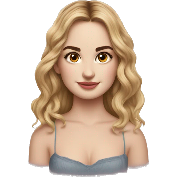 lily James  emoji