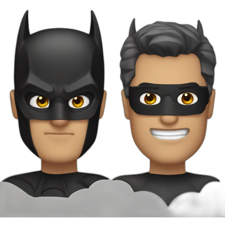 Bat man emoji