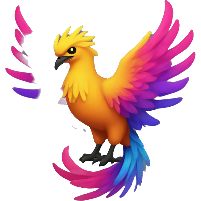 Individual Pansexual Phoenix emoji