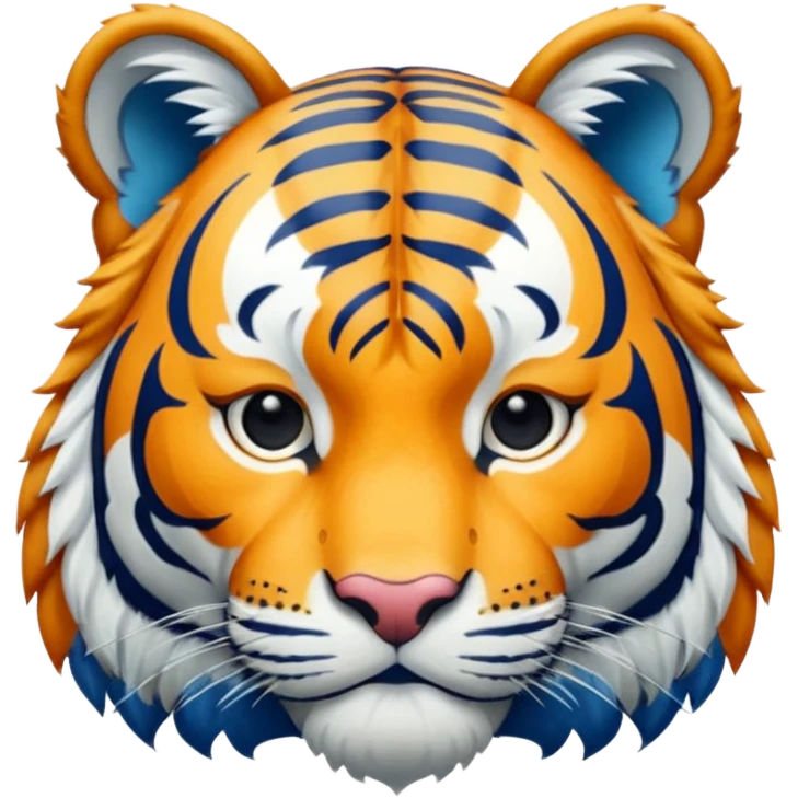 tiger blue color emoji