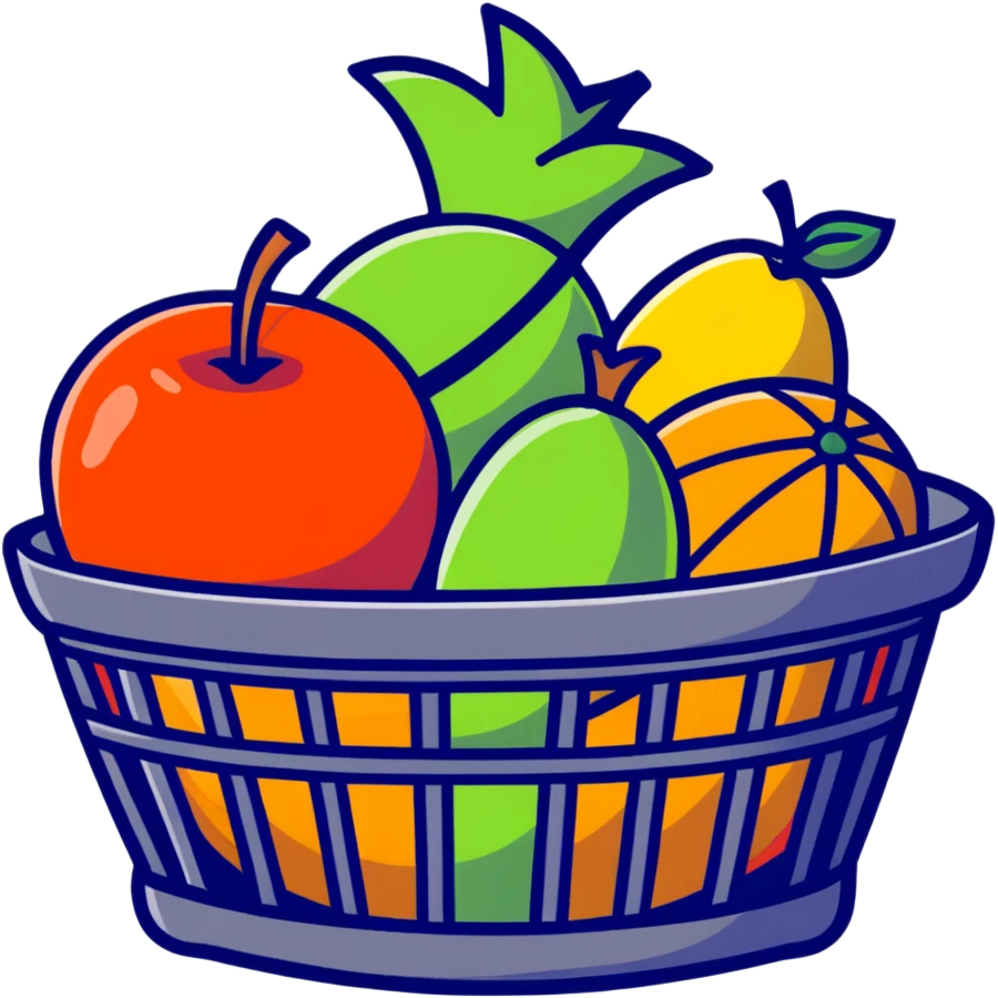 fruit basket emoji