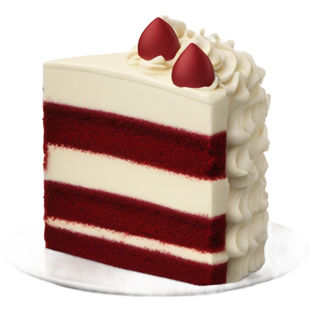 Red velvet cake  emoji