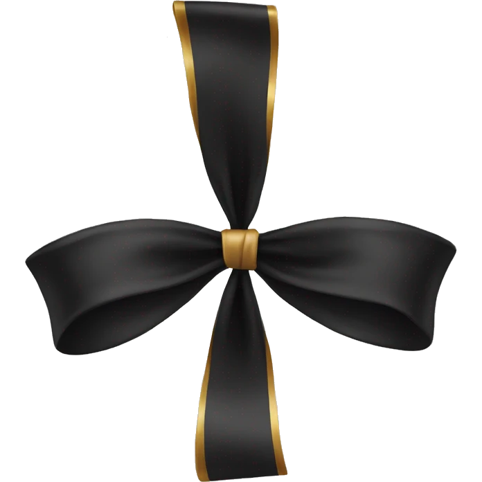 black bow emoji