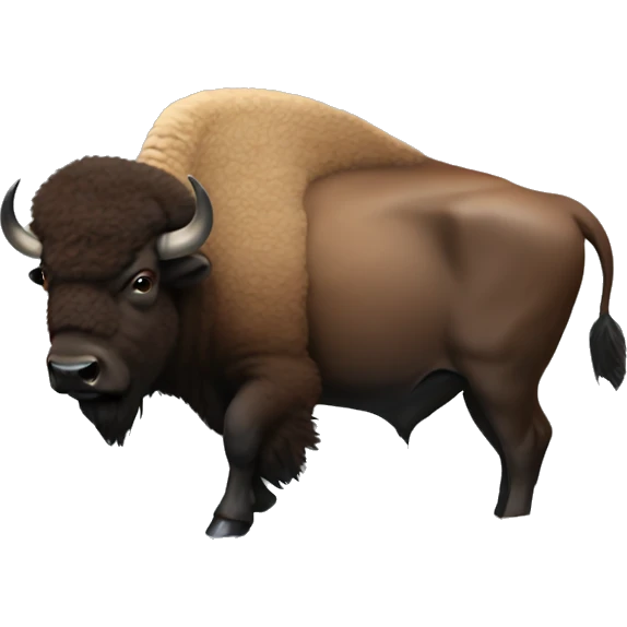 bison fishing emoji