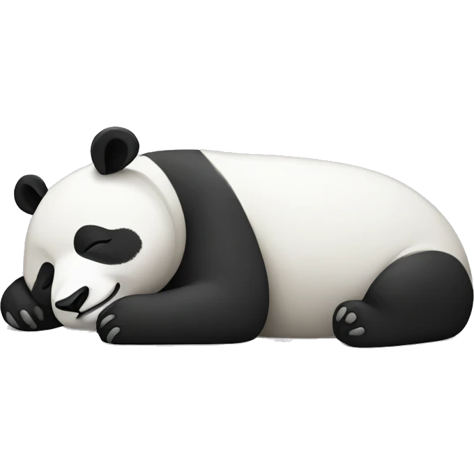 Panda sleeping  emoji