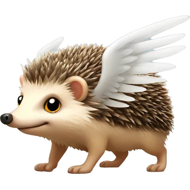 hedgehog with wings  emoji