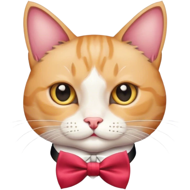 Gato con lazo emoji