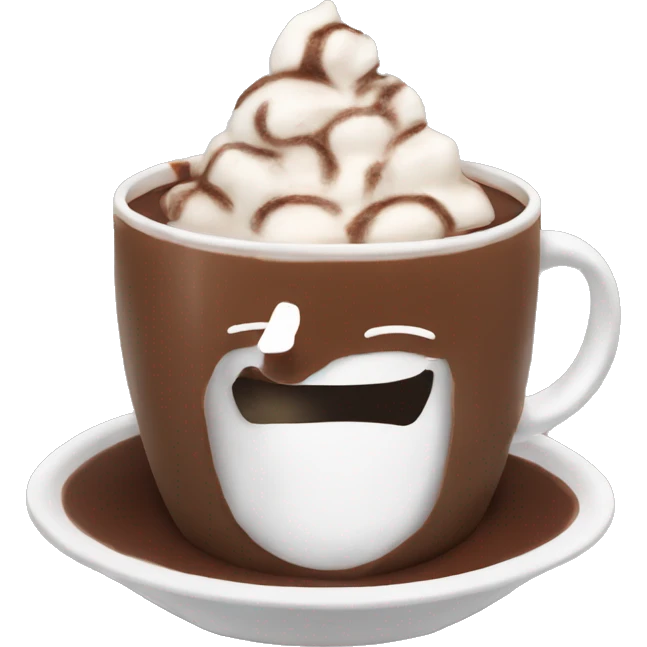 Hot chocolate emoji