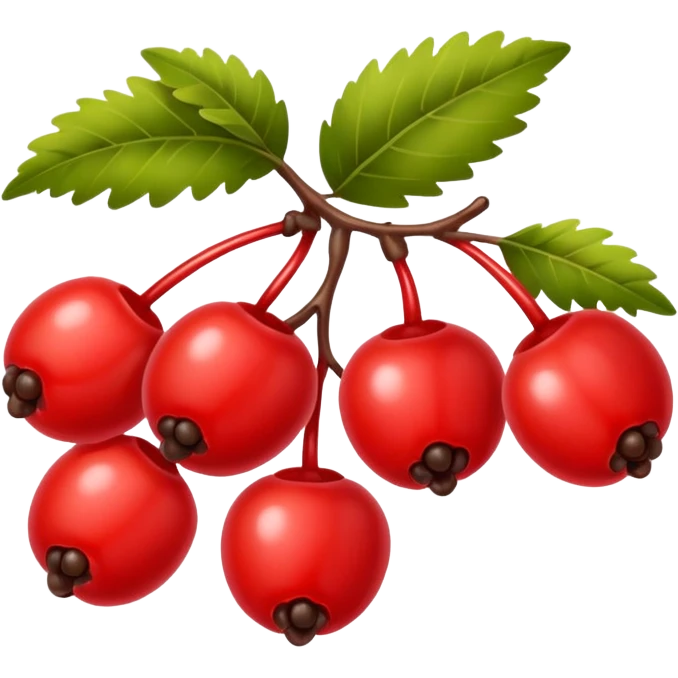 rowan/mountain ash berries, simple emoji