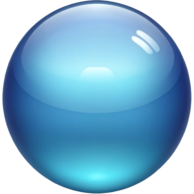 shiny transparent sphere emoji