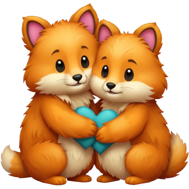 2 animals as couple emoji