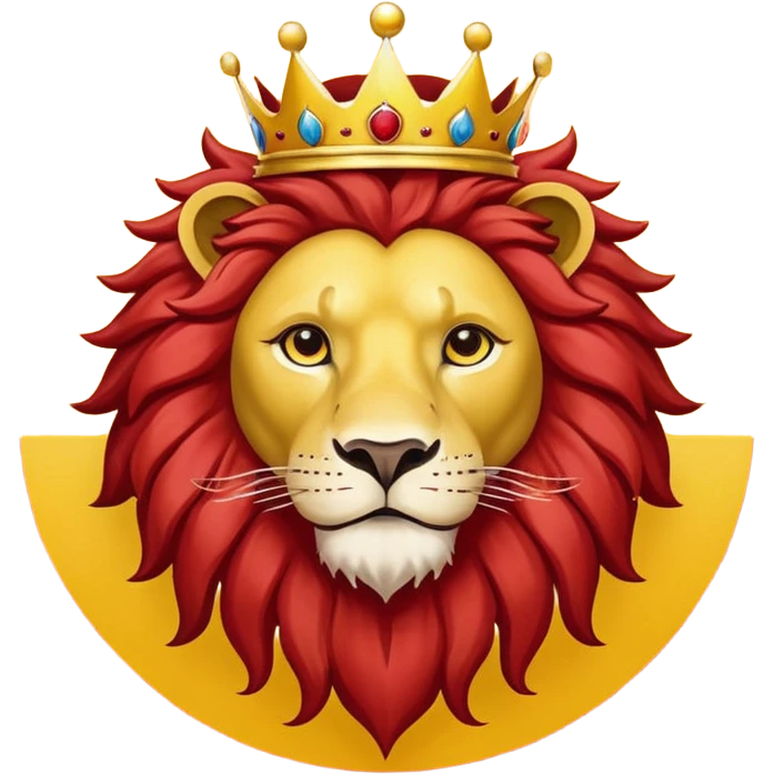 Please make me the lion and sun crowned flag. emoji