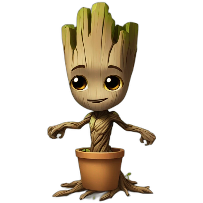groot love emoji