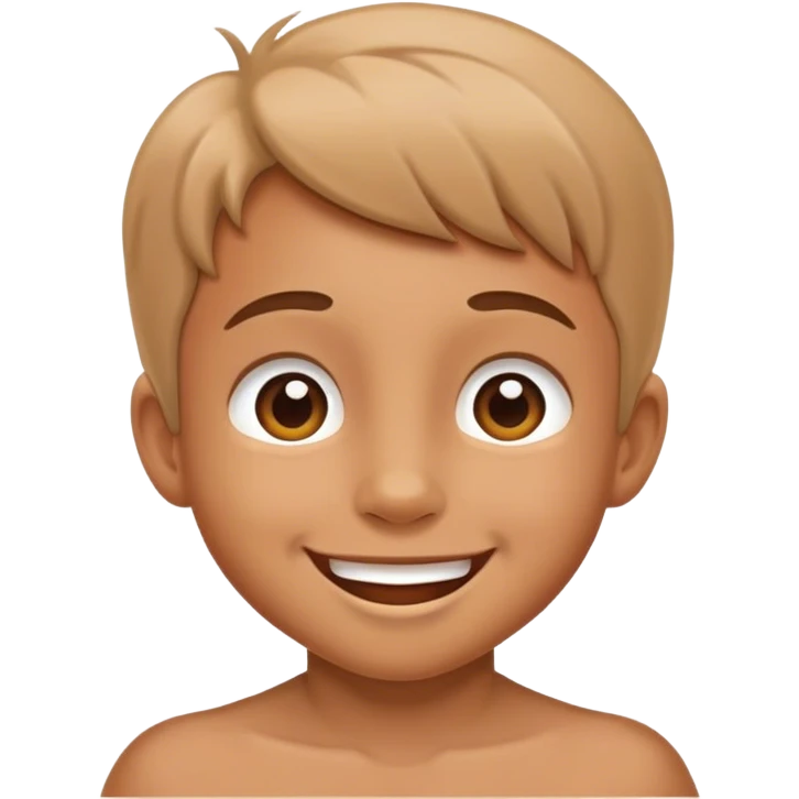 Happy kid emoji