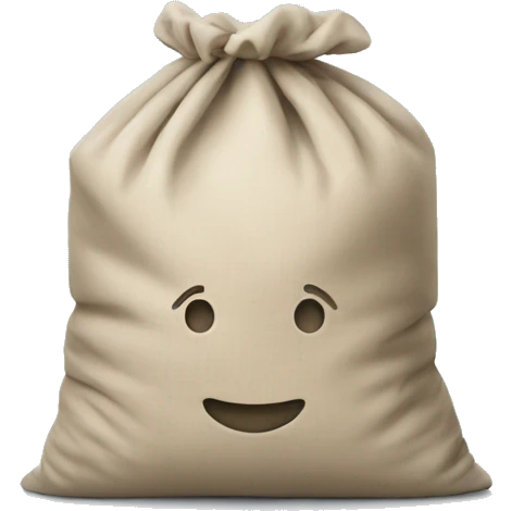 Laundry bag delivery emoji