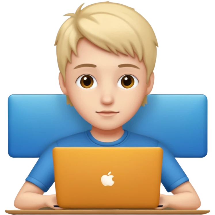 student with laptop emoji