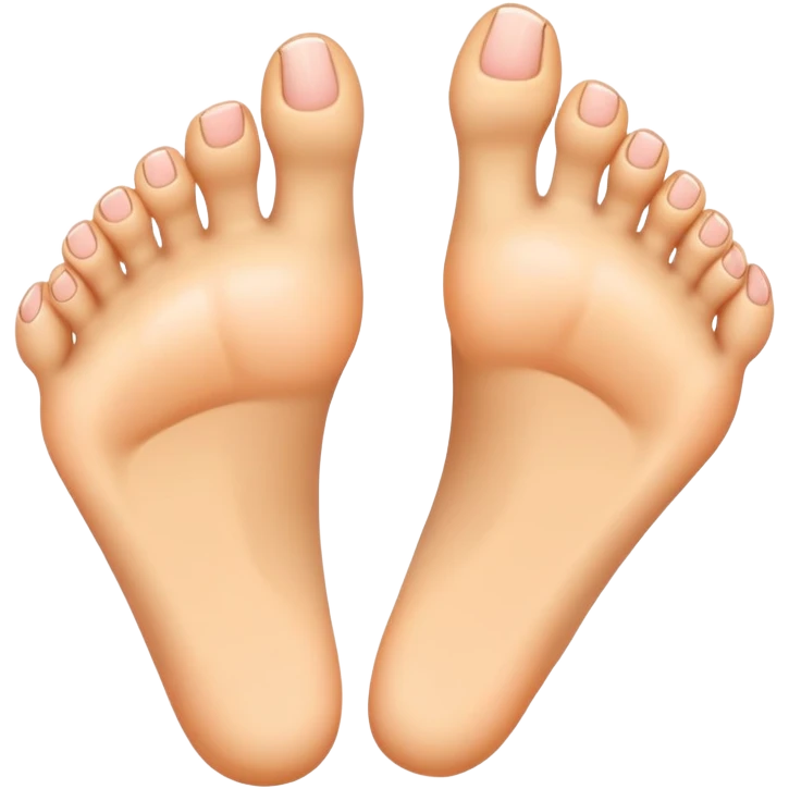foot with toes widely splayed apart emoji