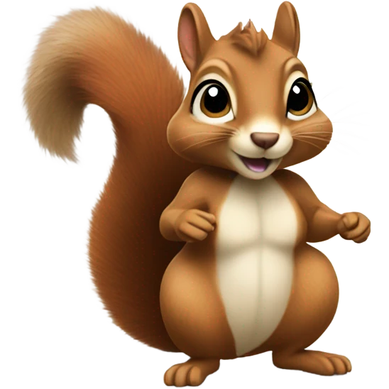 Diva squirrel  emoji