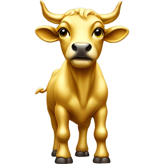 Golden calf emoji