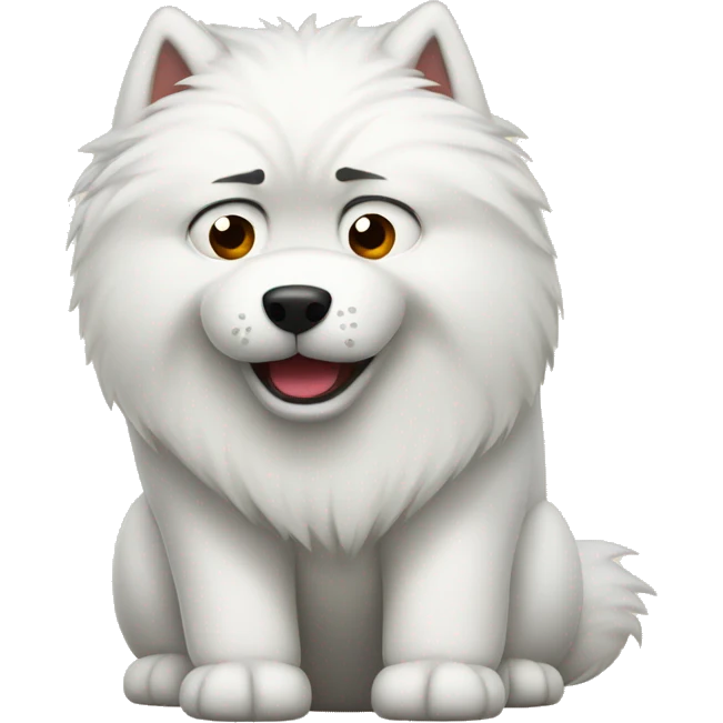 angry samoyed emoji