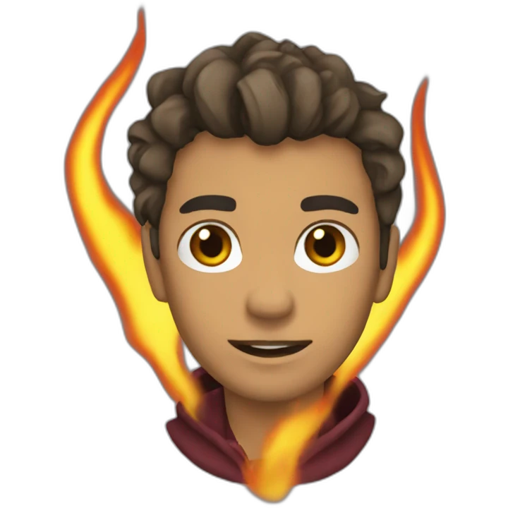 Kamaleon fuego emoji