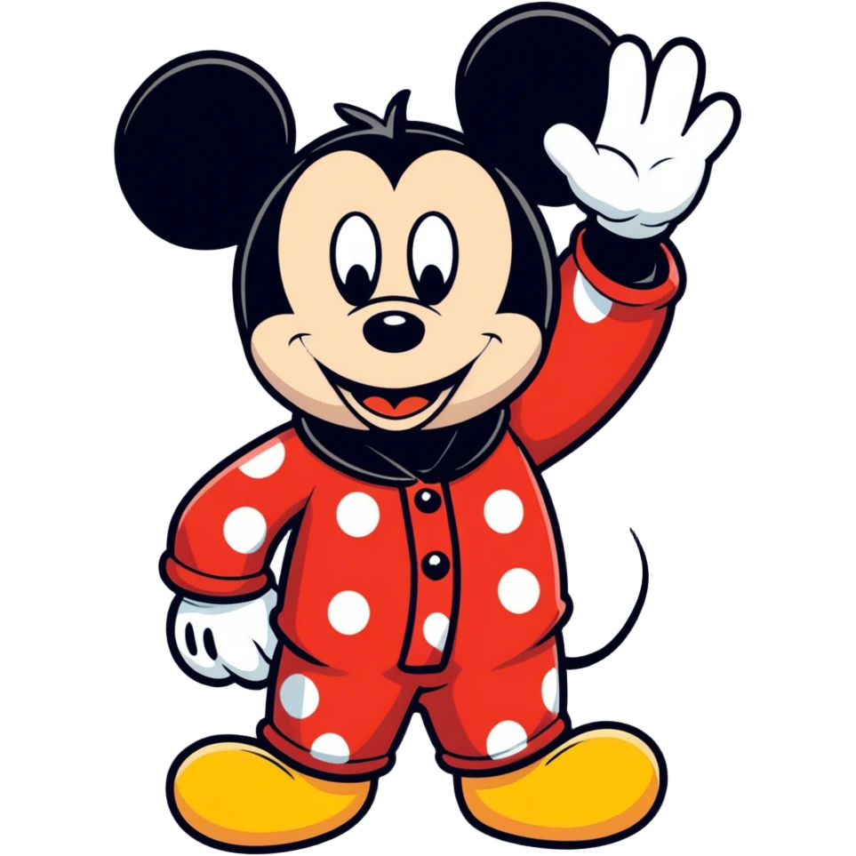 Micky Maus, sag gute Nacht emoji