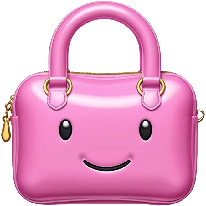   jeff koons style inflatable SPAM purse sculpture  emoji