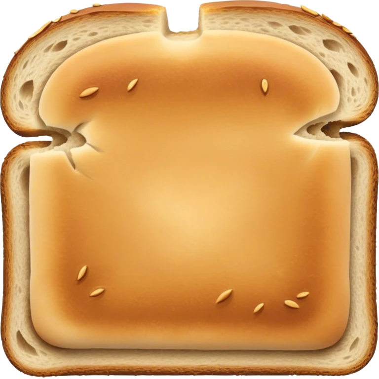 single slice of bread folded in half diagonally  emoji