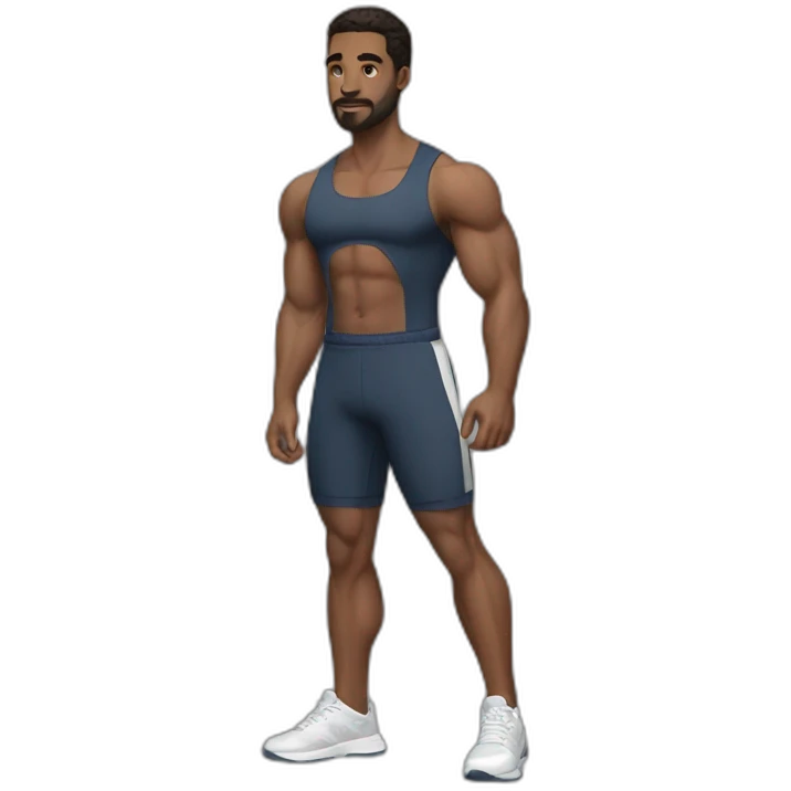 Classic workout clothes for men emoji