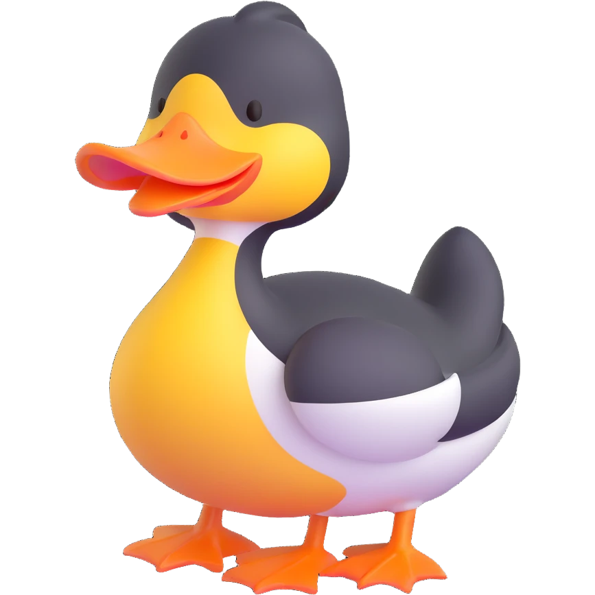 cute duck emoji