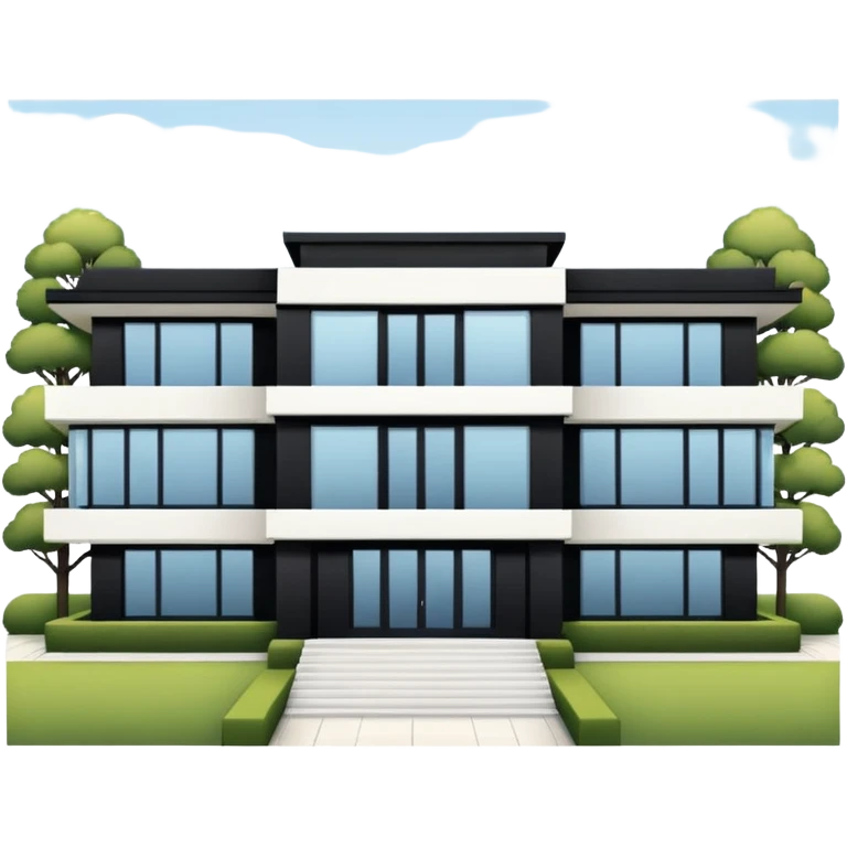 fancy modern minimalist big house emoji
