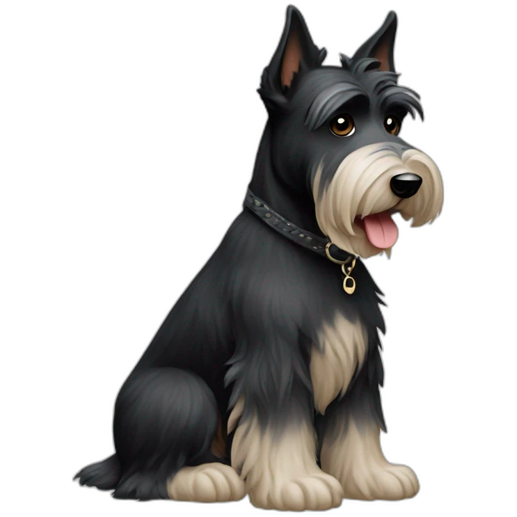 dog scottish terrier full body emoji