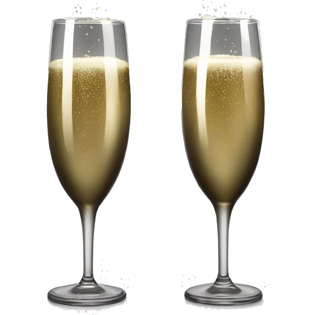 Black champagne emoji