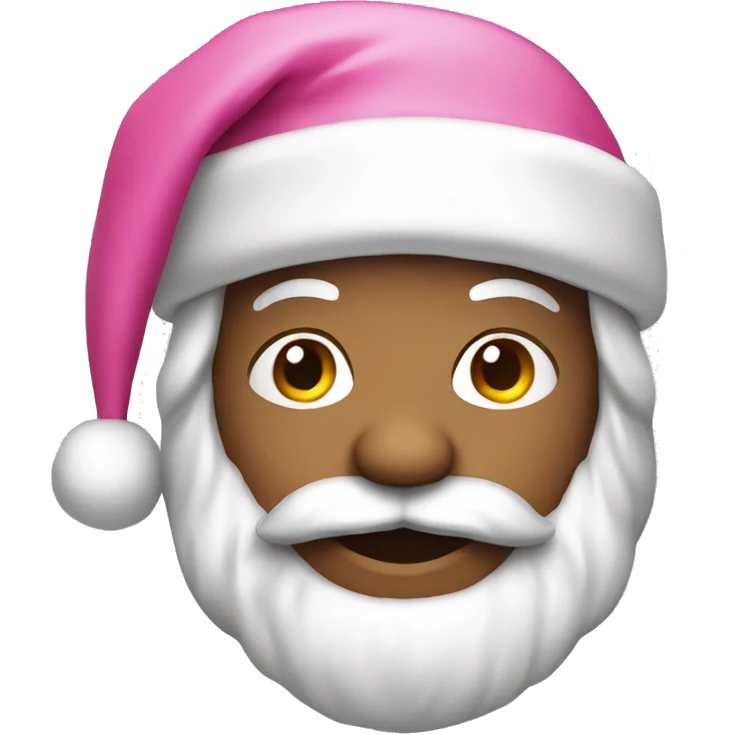 pink santa emoji