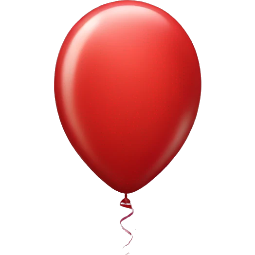 red balloon emoji