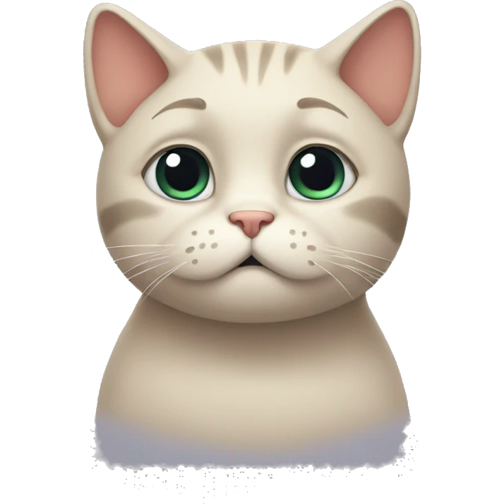 Sad cat emoji