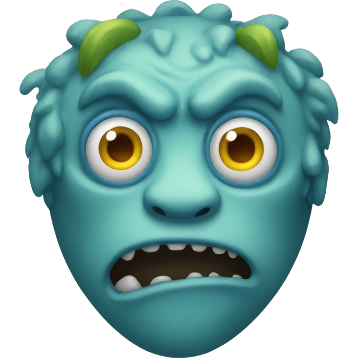 monster blue emoji