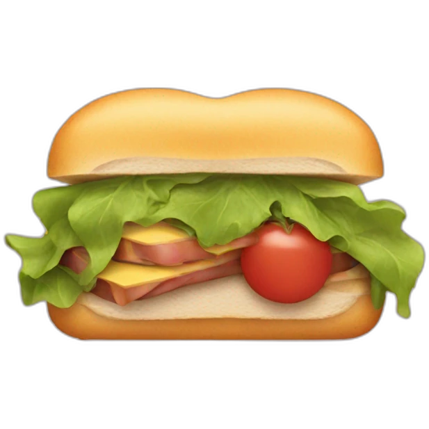 Sandwich music emoji
