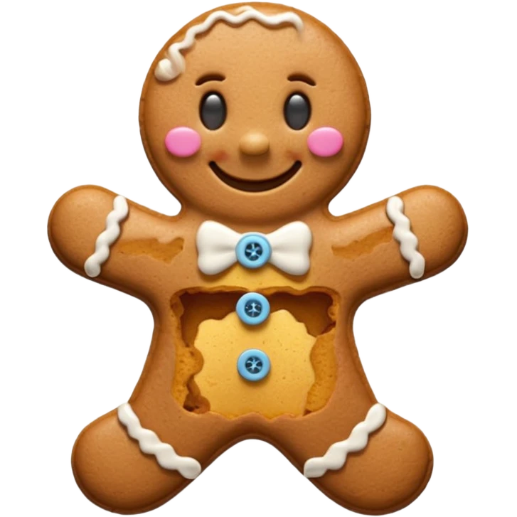 Galleta de jengibre clásica emoji