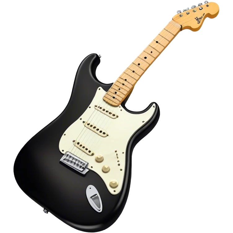 Black fender Stratocaster  emoji