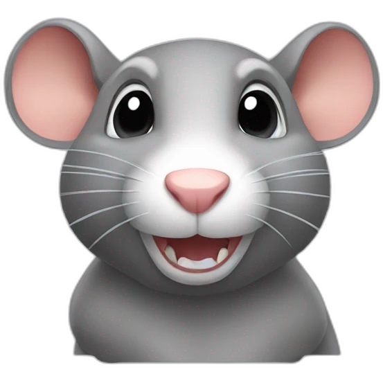 a big rat emoji