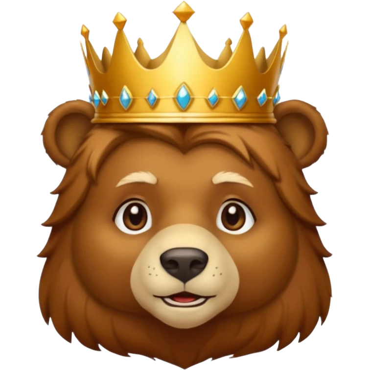 Queen bear emoji