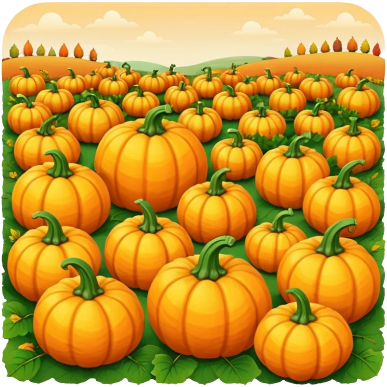 Pumpkin patch emoji