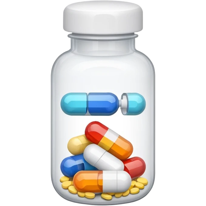 A bottle of pills  emoji
