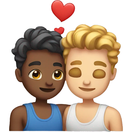 Gay love emoji