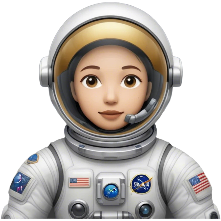 👨‍🚀 Cinematic Realistic Astronaut – A highly detailed depiction of an astronaut in a state-of-the-art space suit, floating weightlessly in the vast expanse of space. The reflective visor hides the face so we do not see the astronauts face, while intricate suit details and soft lighting create an immersive sense of realism. emoji