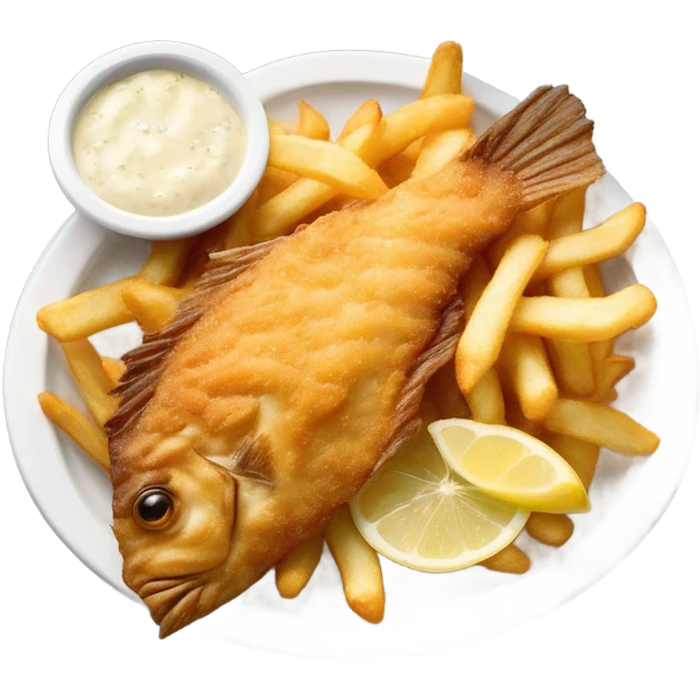 Fish and chips emoji