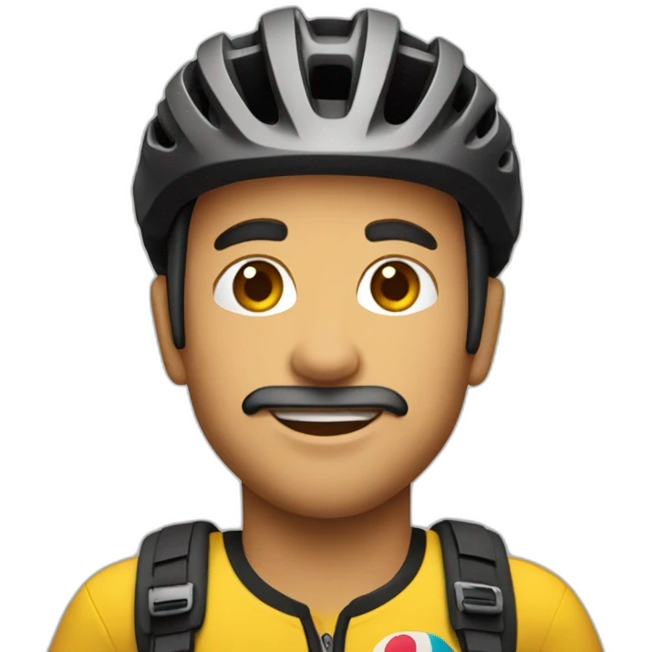 Cumpleaños ciclista emoji