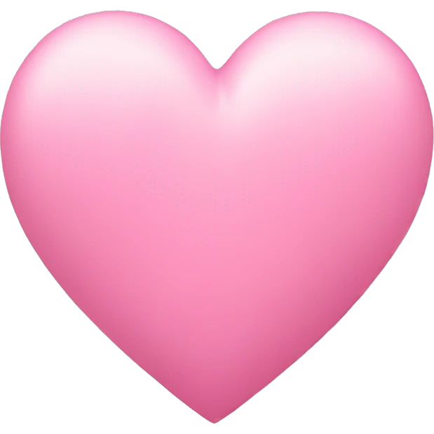 pink pastel heart emoji