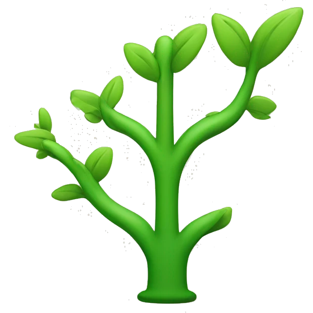 green growth chart emoji